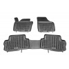Alfombrillas para Volkswagen Sharan II 5 asientos 09.2010-03.2022 MTM 3D goma