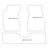 Alfombrillas para Honda Civic V 1991-1995 MTM