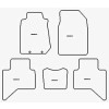 Alfombrillas para Isuzu D-Max 2012-2019 MTM