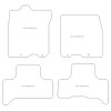 Alfombrillas para Toyota FJ Cruiser 2006-2022 MTM
