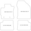 Tappetini per Toyota Auris II Touring Sports (anche Hybrid) 07.2013-12.2018