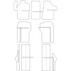 Tappetini per Mercedes Viano (W639) long 08.2003-2014