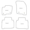Tappetini per Ford S-Max 7 posti 09.2015-