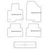 Tappetini auto per Hyundai Santa Fe III (DM) 7 posti 2012-2019