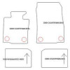 Alfombrilla personalizadas para Mini Countryman I (R60) 09.2010-01.2017 MTM