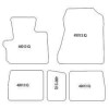 Alfombrilla personalizadas para Toyota IQ 2008-2014 MTM