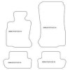 Tappetini auto per BMW Serie 6 (F13) Coupe 2011-