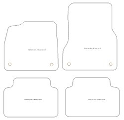 Tappetini per Audi Q6 (GF) e-tron 2024- MTM One