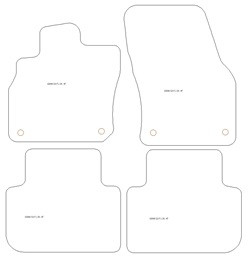 Alfombrillas de coche para Audi Q3 (FJ) 2025-