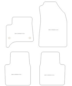 Alfombrillas de coche para Opel Frontera Hybrid 2025-