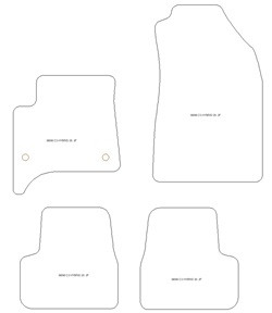 Alfombrillas goma EVA para Citroen C3 IV Hybrid 2025-