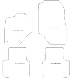 Alfombrillas goma EVA para DS N 8 Electric 2025-