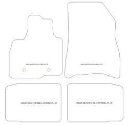 Tappetini auto per Dacia Bigster Mild-Hybrid / Plug-in 2025-