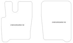 Alfombrillas goma EVA para Iveco Eurocargo 2008-