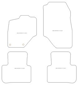 Alfombrillas para Jeep Compass Hybrid 2026-