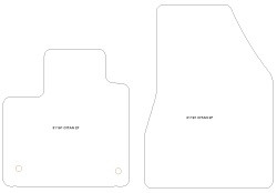 Alfombrillas para Mercedes Citan (W420) van 10.2021- MTM One