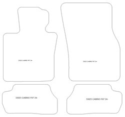 Tappetini per Mini Cabrio (F67) 2024- MTM One