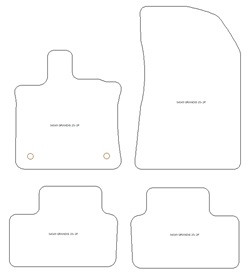 Alfombrillas goma EVA para Mitsubishi Grandis Mild Hybrid / Full Hybrid 2025-