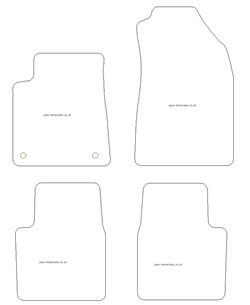 Alfombrillas goma EVA para Opel Frontera Gasolina / Diesel 2025-