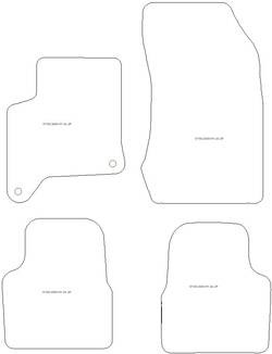 Alfombrillas para Peugeot 2008 II Hybrid 2024- MTM Top