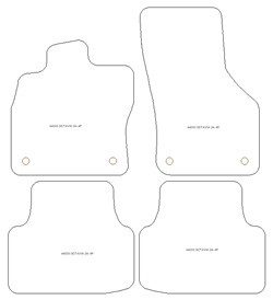 Tappetini per Skoda Octavia IV Sedan / Wagon 2024- MTM Top