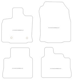 Alfombrillas de coche para Toyota RAV4 VI Full Hybrid 2026-