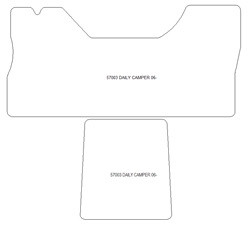 Alfombrillas de coche para Camper Iveco Daily 2006-
