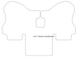 Alfombrillas de coche para Camper Ford Transit 1994-2001