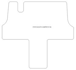 Alfombrillas para Camper Fiat Ducato 1991-1994