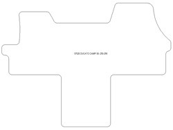 Alfombrillas de coche para Camper Fiat Ducato 250/290 2006-2011