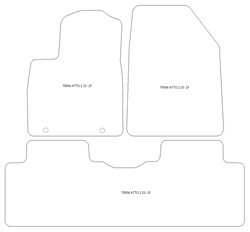Tappetini per BYD Atto 2 2025- MTM Plus
