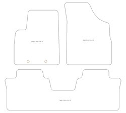 Tappetini per Forthing T5 Evo 2023-2025 MTM One