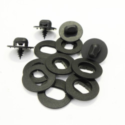 Botones universales + tornillos para alfombrillas