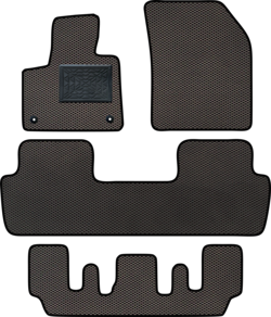 Alfombrillas para Peugeot 5008 II 7 asientos 07.2017-2024 MTM EVA