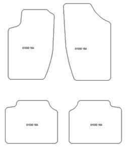 Alfombrillas para Alfa Romeo 164 1988-1997 MTM One