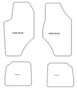 Alfombrillas para Alfa Romeo 164 Q4 1988-1997 MTM One