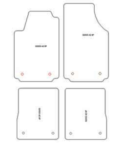 Alfombrillas para Audi A2 (8Z) 1999-2005 MTM One