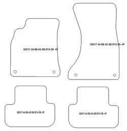Alfombrillas para Audi A5 (8TA) Sportback 2009-09.2016 MTM One