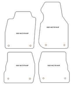 Alfombrillas para Audi A6 (C5) 1997-2004 MTM One