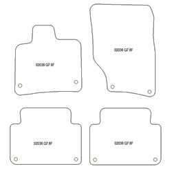 Alfombrillas para Audi Q7 (4L) 03.2006-05.2015 MTM One
