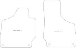 Alfombrillas para Audi TT (8J) 2006-09.2014 MTM One