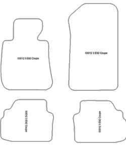Alfombrillas para BMW Serie 3 (E92) Coupe 2006-2013 MTM One