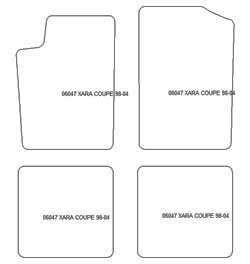 Alfombrillas para Citroen Xsara Coupe 1998-2004 MTM One