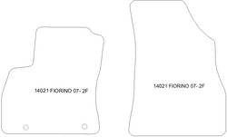 Alfombrillas para Fiat Fiorino III 06.2008- MTM One