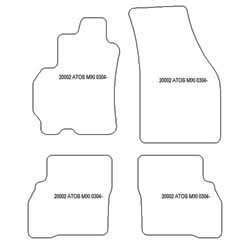Alfombrillas para Hyundai Atos II 2004-2008 MTM One