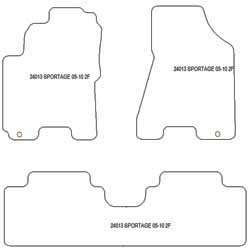 Alfombrillas para Kia Sportage II 2004-07.2010 MTM One