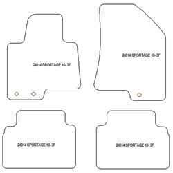 Alfombrillas para Kia Sportage III 08.2010-12.2015 MTM One