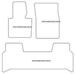 Alfombrillas para Land Rover Range Rover (L322) 03.2002-2012 MTM One