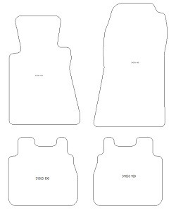 Alfombrillas para Mercedes 190 (W201) 1983-1993 MTM One