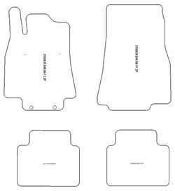 Alfombrillas para Mercedes Clase B (W245) 06.2005-2011 MTM One